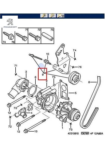 Devirdaim Gergi Rulmanli Jumper-Boxer- 2.5-2.5 Tdi 96-02 DJ5TED