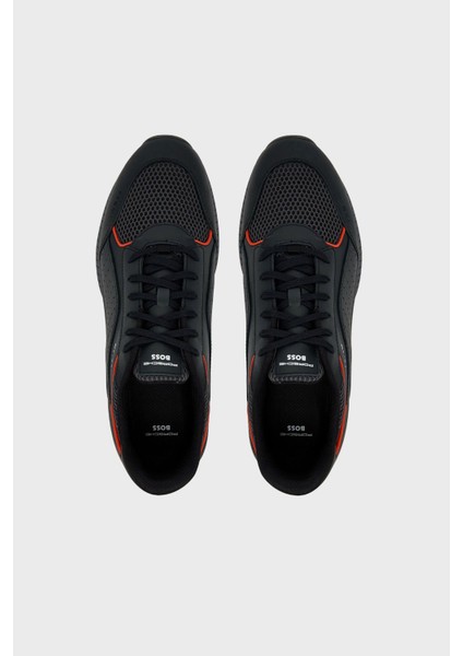 Logolu Deri Sneaker Ayakkabı Erkek Ayakkabı 50548706 016 modelleri