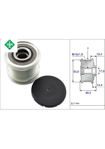 Alternatör Rulmani 300C-G.CHEROKEE Iii-C/e/s Seri