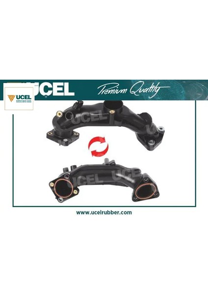 Emme Mannifold Giriş Borusu 207-208-301-308-2008-508 1.6 Hdi / Focus Iii 11->