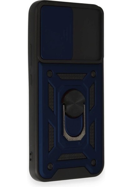 Samsung Galaxy A54 5g Kılıf Pars Lens Yüzüklü Silikon - Lacivert fiyatları