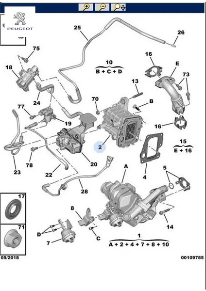 Egr Soğutucusu 308-3008 Expert Iv 2.0 Euro 6