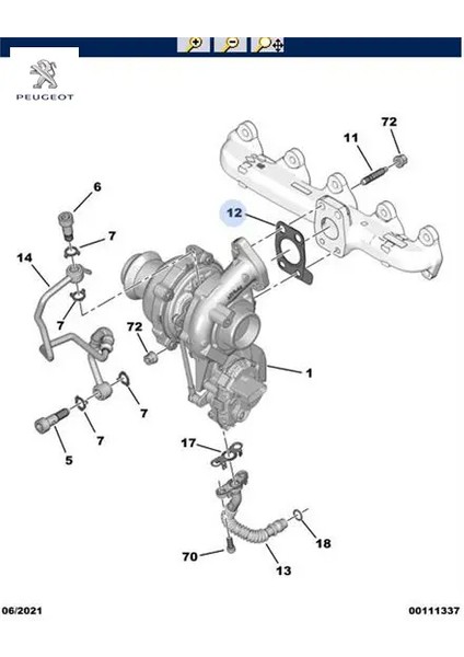 Turbo Contasi Peugeot 0380.36