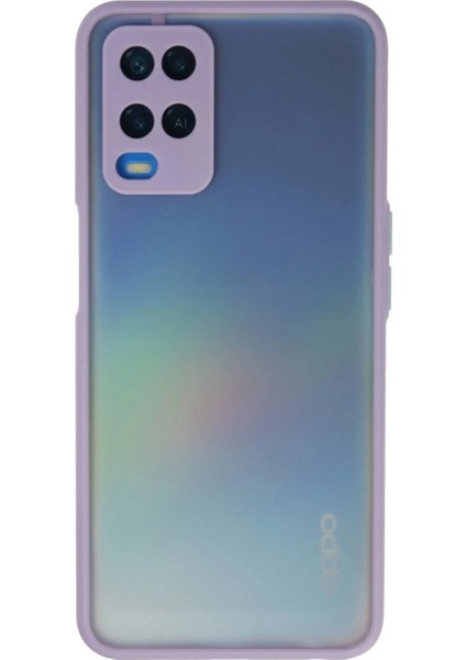 Oppo A54 4g Kılıf Montreal Silikon Kapak - Mor