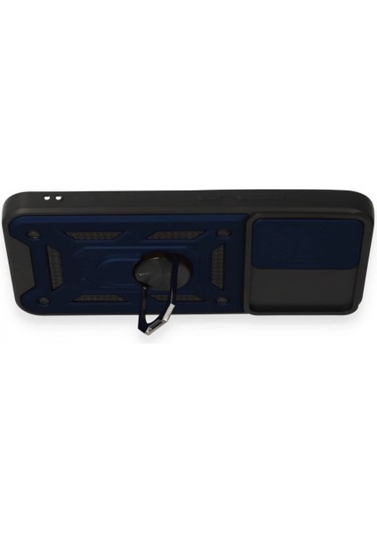 Samsung Galaxy A54 5g Kılıf Pars Lens Yüzüklü Silikon - Lacivert modelleri