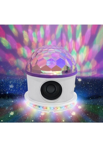 Rgb Işıklı Kristal Görünümlü Kablosuz Gece Lambası, Şık ve Renkli Aydınlatma Seçeneği
