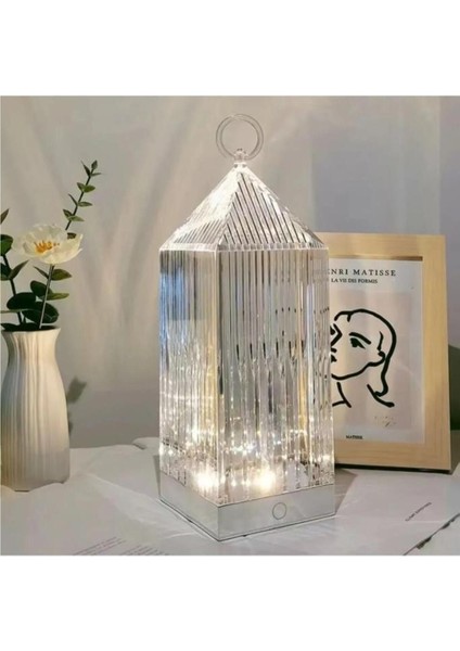 16 Renkli Kumandalı Kristal Elmas Akrilik LED Gece Lambası