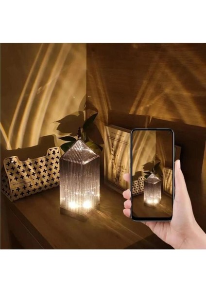 16 Renkli Kumandalı Kristal Elmas Akrilik LED Gece Lambası modelleri