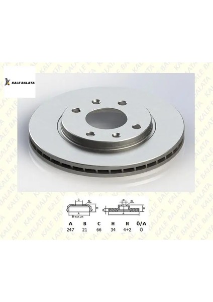 Ön Fren Disk Aynasi 106-206-306-SAXO-XSARA 1.4-1.6
