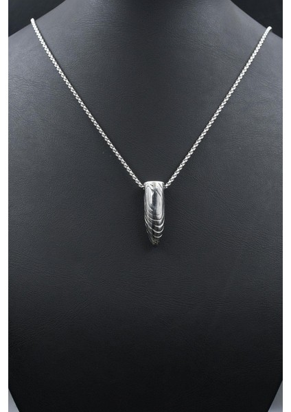 Mermi Modelı Kolye Paslanmaz Çelik Zincir 2mm 902093 indirimleri