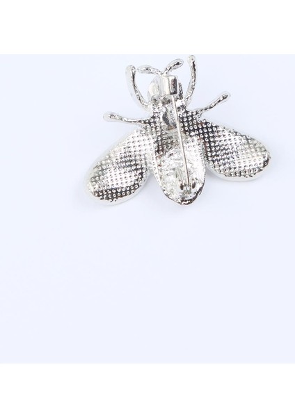 Gümüş Rengi Arı Figürlü Top Inci Detaylı Broş fırsatları