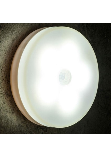 Sensorlu Gece Lambası, USB Şarjlı, Ledli, Akıllı, Beyaz, Otomatik Işıklandırma