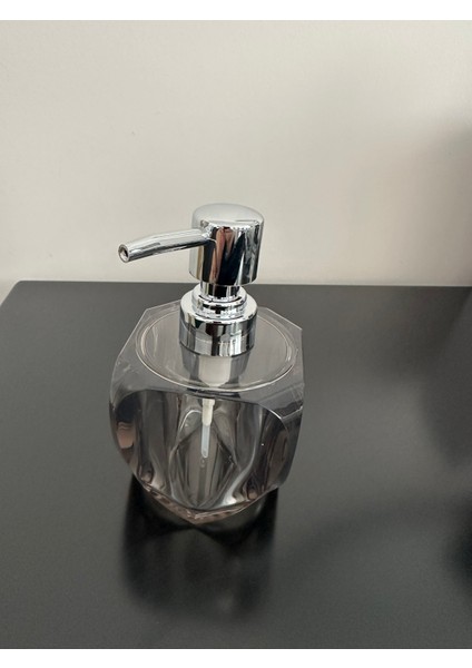Akrilik Cam Modern Sıvı Sabunluk 200 ml