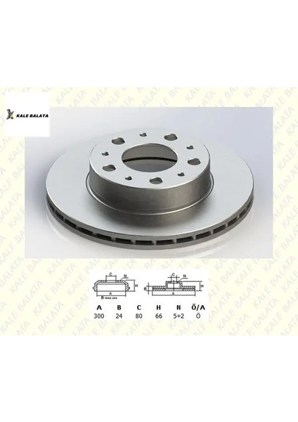 Ön Fren Disk Aynasi 300MM Boxer-Ducato 18Q T.mo