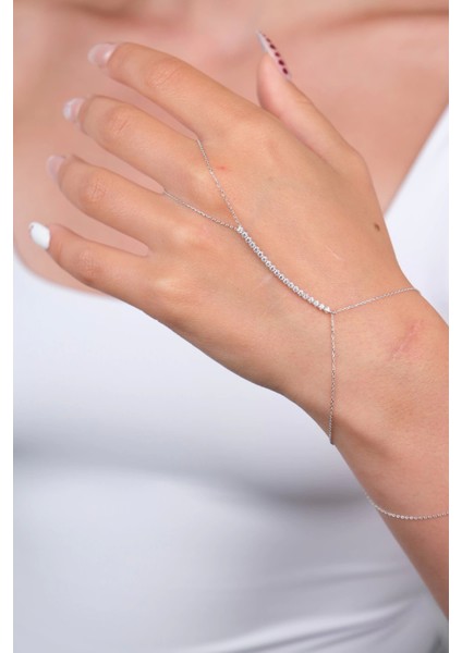 14 Ayar Altın Beyaz Taşlı Şahmeran 732