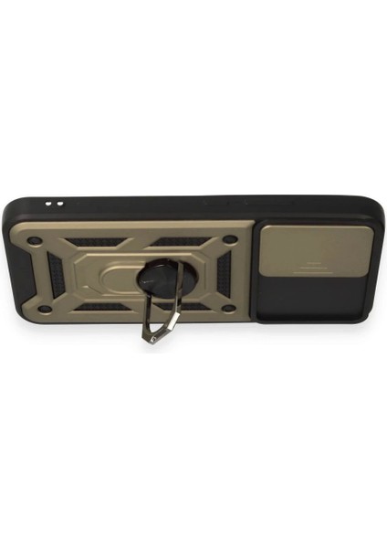 Samsung Galaxy A54 5g Kılıf Pars Lens Yüzüklü Silikon - Gold modelleri