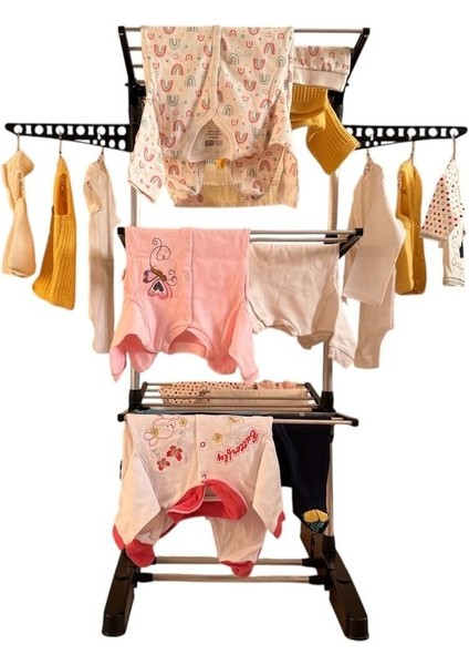 3 Katlı Bebek Çamaşır Kurutma Askısı modelleri