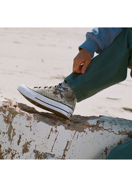 Chuck 70 Unisex Gri Deri Sneaker fırsatları