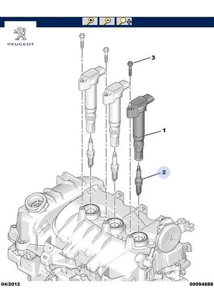 Ateşleme Bujisi 208-301-C-ELYSEE 1.2