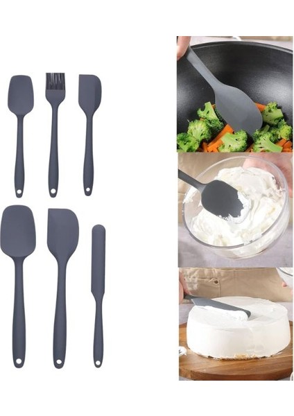 Silikon Spatula ve Fırça Seti