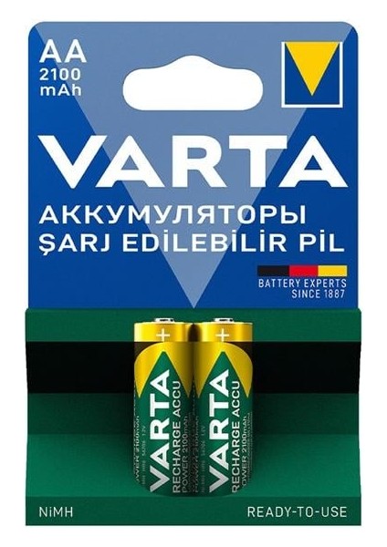 56706 1.2V 2100 Mah Şarjlı Aa Kalem Pil (2'li Paket)