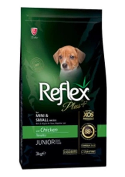 Reflex Plus Puppy Tavuklu Küçük Irk Yavru Köpek Maması 3 kg