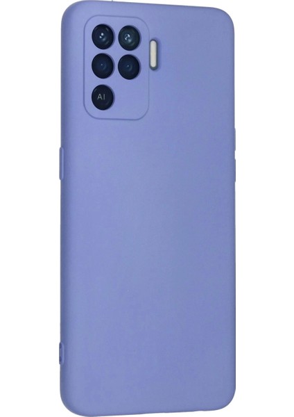 Oppo Reno 5 Lite Kılıf Nano Içi Kadife Silikon - Lila fiyatları