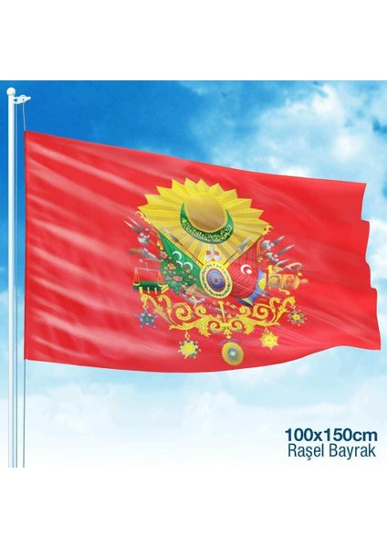 Kırmızı Osmanlı Sancağı Raşel Bayrak 100 x 150 cm