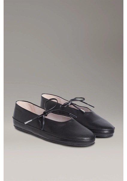 Kadın Deri Mary Jane Siyah Sneaker HW0HW02656-BEH modelleri