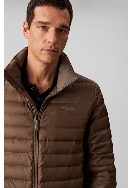 Erkek Hafif Naylon Kapitone Şişme Gri Ceket LV04LC506G-PDK fiyatları