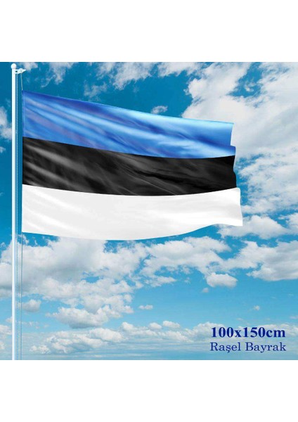 Estonya Bayrağı Raşel Kumaş 100 x 150 cm