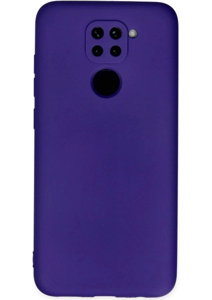 Xiaomi Redmi Note 9 Kılıf Nano Içi Kadife Silikon - Mor