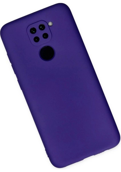 Xiaomi Redmi Note 9 Kılıf Nano Içi Kadife Silikon - Mor fiyatları
