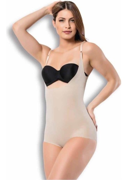 Kadın Lazer Kesim Destekli Göğüs Altı Külotlu BODY-2004