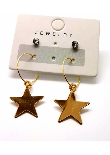 Figürlü Kararmaz Lüks Küpe