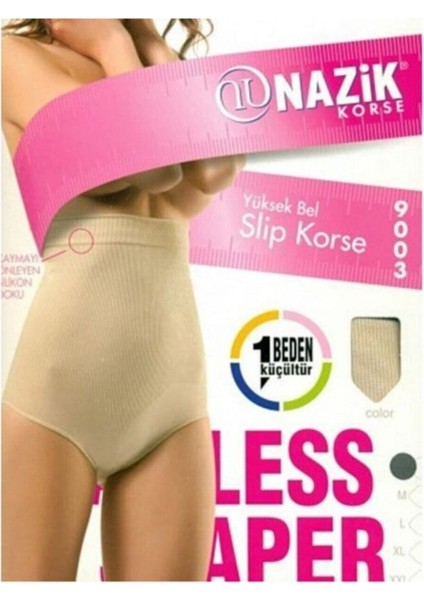 Kadın Siyah Yüksek Bel Slip Korse 9003 modelleri