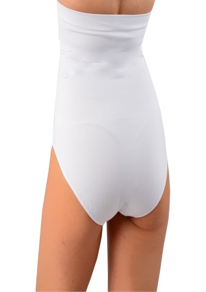 Dikişsiz Şekillendirici Silikonlu Kadın Beyaz Slip Korse 890 fiyatları