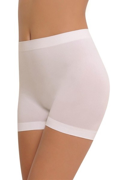 Kadın Ten Dikişsiz Şort Boxer 2007