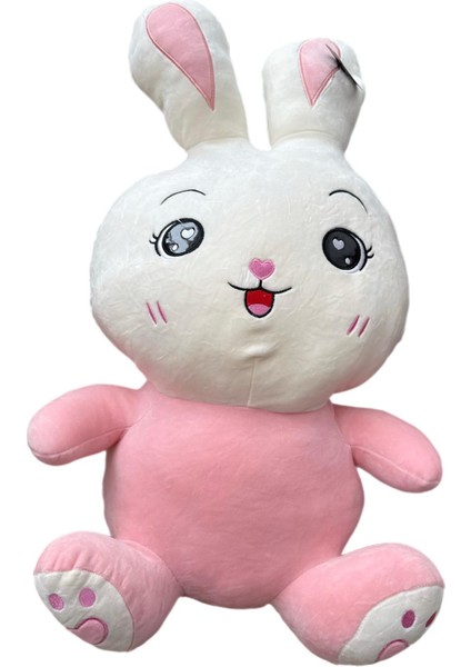 Kulaklı Gülen Tavşan Uyku Arkadaşım Peluş Oyuncak 75 cm fiyatları
