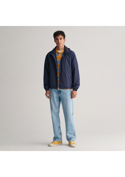 Erkek Lacivert Kapüşonlu Rüzgarlık fiyatları