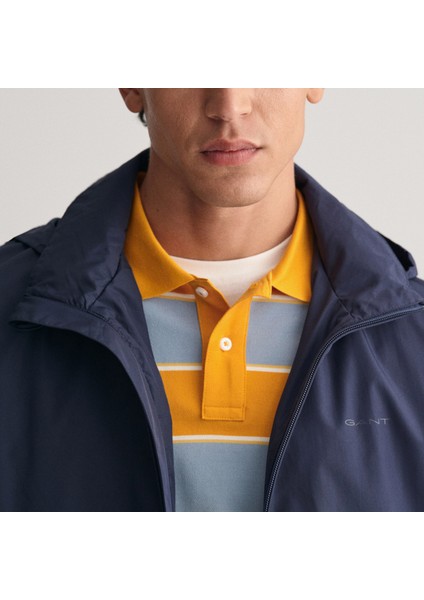 Erkek Lacivert Kapüşonlu Rüzgarlık indirimleri