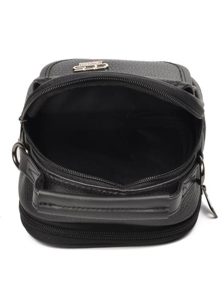 Şık ve Kullanışlı Erkek Askılı Çanta, Siyah Renk, Pratik ve Dayanıklı Tasarım fırsatları