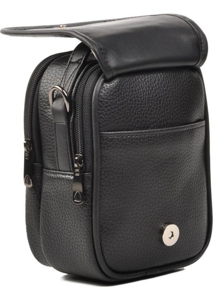 Şık ve Kullanışlı Erkek Askılı Çanta, Siyah Renk, Pratik ve Dayanıklı Tasarım indirimleri
