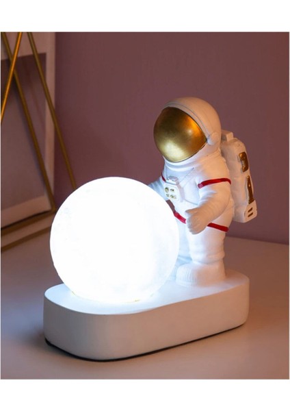 Şirin Astronot Ay Işığı, Yumuşak Gece Lambası, Dekoratif Işıklandırma fiyatları