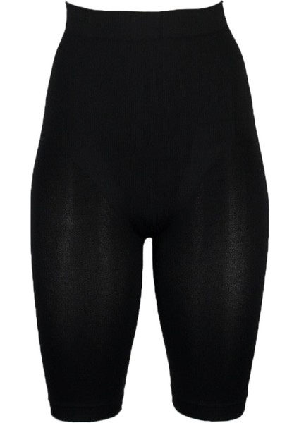 Kadın Uzun Toparlayıcı Paçalı Korse Siyah 2799