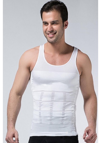 Erkek Beyaz Korse Atlet 4500