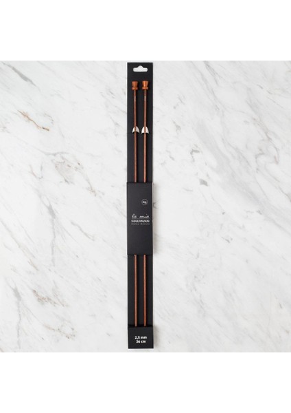 Rosewood 2.5 mm 36 cm Ahşap Örgü Şişi