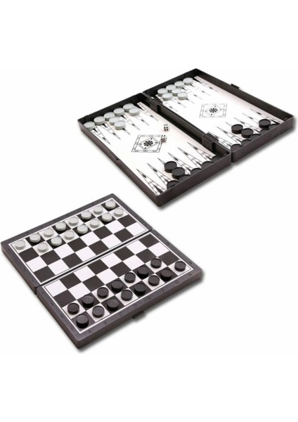 Bfs Nessiworld 1050170 Manyetik Satranç-Tavla 2si 1 Arada -Starokey modelleri