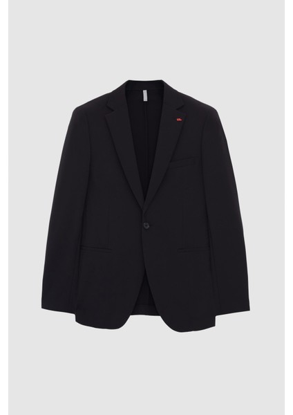 Slim Fit Siyah Düz Takim Elbise indirimleri
