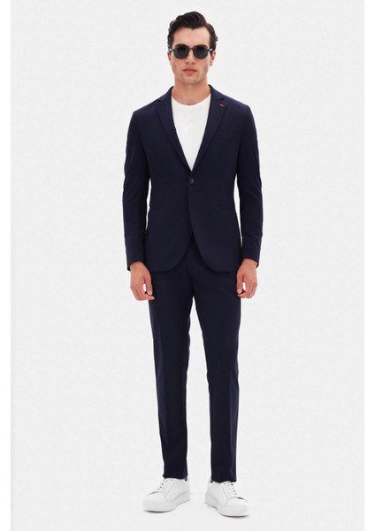 Slim Fit Lacivert Düz Takim Elbise fiyatları